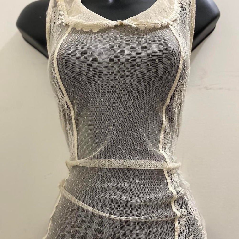 transparent babydoll top, size XL!